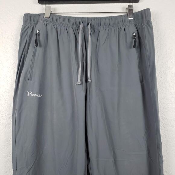 Pudolla Athletic Pants Track Lightweight Grey - XL - Picture 3 of 5